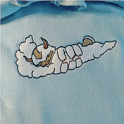 LIMITED AVATAR LAST AIR BENDER APPA CLOUDS X EMBROIDERED ANIME HOODIE