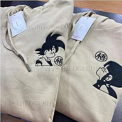Embroidered Anime hoodie, Anime crewneck, Anime Unisex Sweater ES1401