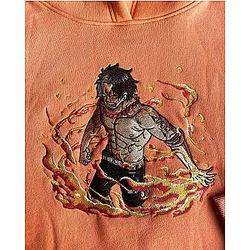 Anime Embroidered Hoodie, Anime Tee ES1401