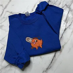 Embroidered Hoodie, Anime Tee, Anime Shirt ECHAI002 ES1401