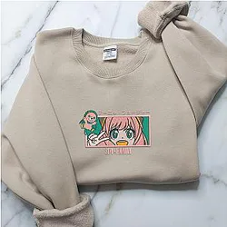 Embroidered Anime Sweatshirt,  Anime Shirt ESPFA021 ES1401