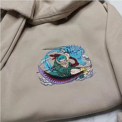 Anime Embroidered Hoodie, Anime Tee, Anime Shirt ES1401