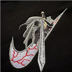 LIMITED Berserk Guts Infinite Rage EMBROIDERED HOODIE