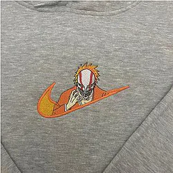 LIMITED BLEACH HOLLOW MASK ICHIGO KUROSAKI EMBROIDERED HOODIE