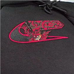 LIMITED BLACK CLOVER ASTA X DEVIL UNION EMBROIDERED ANIME HOODIE