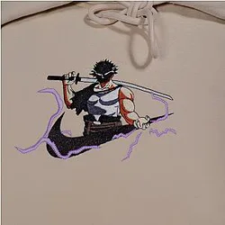 LIMITED BLACK CLOVER X YAMI "DADDY BULL" SUKEHIRO EMBROIDERED ANIME HOODIE