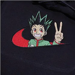 LIMITED HUNTER X HUNTER GON REDUX X EMBROIDERED ANIME HOODIE