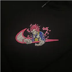LIMITED DRAGONBALL SUPER ULTRA EGO VEGETA'S RAGE EMBROIDERED HOODIE