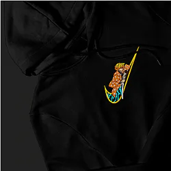 LIMITED DEMON SLAYER ZENITSU X EMBROIDERED ANIME HOODIE