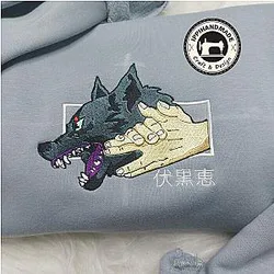 Anime Embroidered Hoodie, Anime Shirt, IPPAN04 ES1401