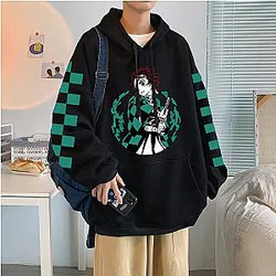 Demon Slayer Tanjiro Kamado Anime Hoodie Pullover Limited Edition ES1401