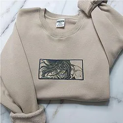 Embroidered Hoodie, Anime Tee, Anime Shirt ETITA007 ES1401