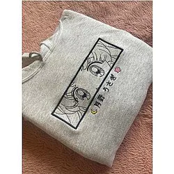 anime outline embroidered Sweatshirt ES1401