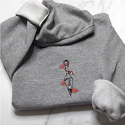 Embroidered Hoodie, Anime Tee ENARU281 ES1401