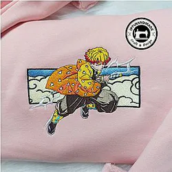 Anime Embroidered Hoodie, Anime Shirt, IPPAN32 ES1401