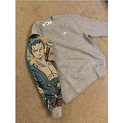 N*I*K*E Custom Sweatshirt Hoodie Anime/Character Sleeve ES1401