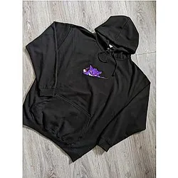 Embroidered anime inspired Hoodie ES1401