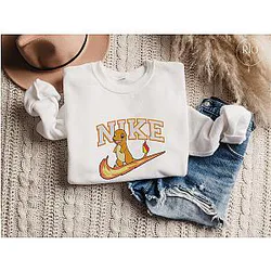 Charmander Embroidered Hoodie | Pokemon Gift ES1401