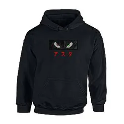 Anime Inspired - Blackout 5 Leaf Demon Embroidered Hoodie ES1401