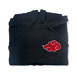 Embroidered Akatsuki Cloud Anime Hoodie ES1401
