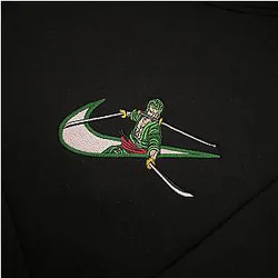 LIMITED ZORO "DADDY" RORONOA EMBROIDERED HOODIE