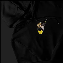 LIMITED TOKYO REVENGERS MIKEY RAGE EMBROIDERED HOODIE