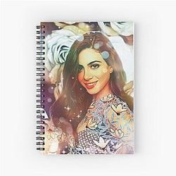 Emeraude Toubia Vintage Floral Spiral Notebook