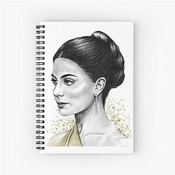 Emeraude Toubia Shadowhunters Spiral Notebook