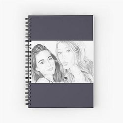 Shadowhunters Emeraude Toubia Katherine McNamara Notebook