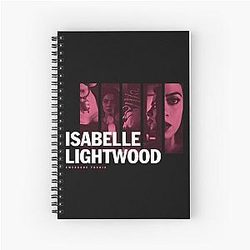 Isabelle Lightwood Spiral Notebook Emeraude Toubia