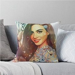 Emeraude Toubia Throw Pillow