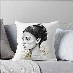 Emeraude Toubia Shadowhunters Throw Pillow
