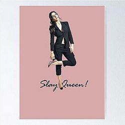 Emeraude Toubia Slay Queen Design Poster