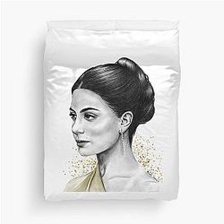 Emeraude Toubia Shadowhunters Duvet Cover