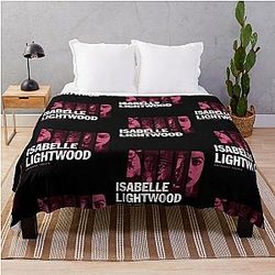 Isabelle Lightwood and Emeraude Toubia Throw Blanket