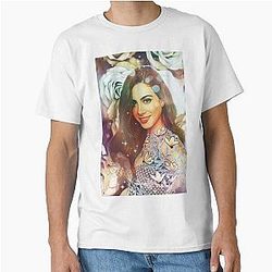 Emeraude Toubia Vintage Floral Classic T-Shirt