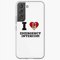 i heart emergency intercom Samsung Galaxy Soft Case RB2305