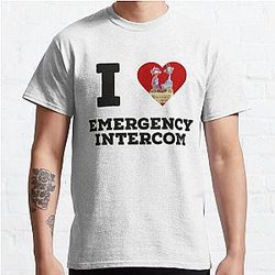 i heart emergency intercom Copy Classic T-Shirt RB2305