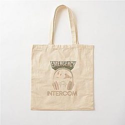 Emergency Intercom - Vintage Cotton Tote Bag RB2305