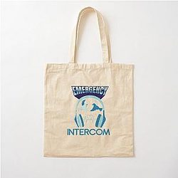 Emergency Intercom - Vintage Cotton Tote Bag RB2305