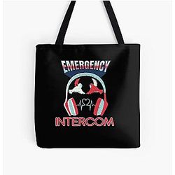 Emergency Intercom - Vintage All Over Print Tote Bag RB2305