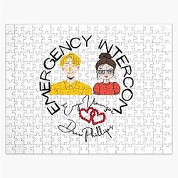 Emergency Intercom - Enya umanzor and Drew phillips Jigsaw Puzzle RB2305