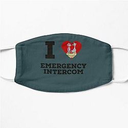 i heart emergency intercom Flat Mask RB2305