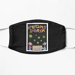 emergency intercom poster Classic Flat Mask RB2305