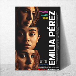 Emilia Pérez – Corte de Noir Musical Emilia Pérez Posters