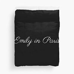 Emily in Paris Fans Merchandise Quote Duvet Cover