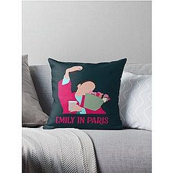 Emily in Paris Beauty Throw Pillow