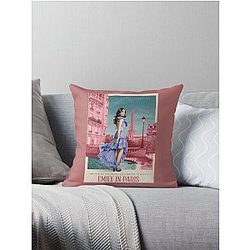 Emily in Paris Throw Pillow