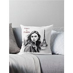 Emily in Paris Design Throw Pillow