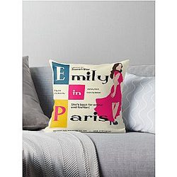 Emily in Paris Godard Pillow